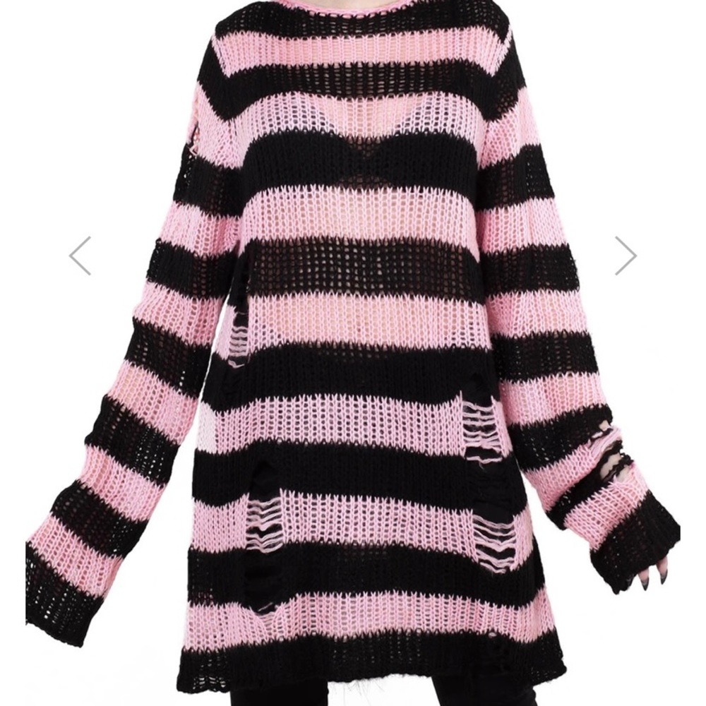Killstar Distressed Courtney Sweater